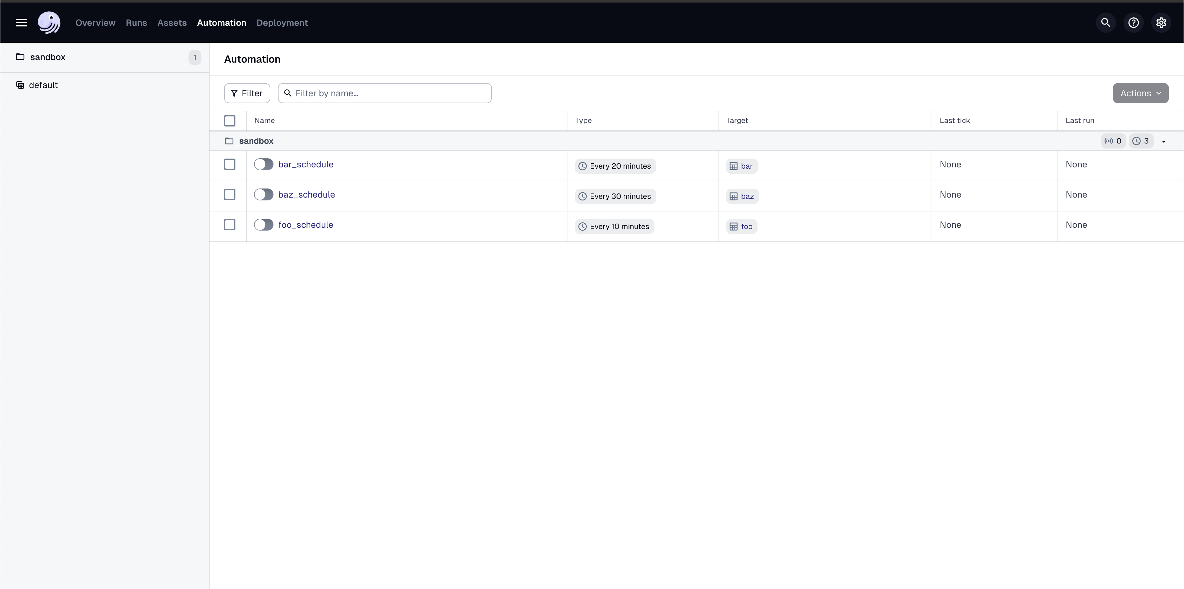 UI Deployment - Configuration tab